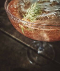 Raspberry Spruce Cocktail